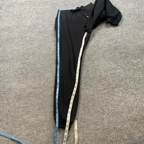 Lululemon Jogger Womens 4 Black Scuba High Rise Fleece Lined Drawstring Sweat - Picture 5 of 11